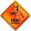 Magnes Odblaskowy Dog on Board Orange Magnes Odblaskowy Dog on Board Orange
