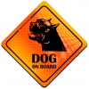 Magnes Odblaskowy Dog on Board Orange