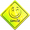 Magnes Odblaskowy Smile Neon