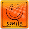 Magnes Odblaskowy Smile Orange