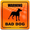 Magnes Odblaskowy Warning Bad Dog Orange