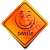 Naklejka Odblaskowa / Smile Orange