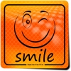 Naklejka Odblaskowa / Smile Orange