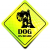 Naklejka Odblaskowa / Sticker Dog on Board Neon Naklejka Odblaskowa / Sticker Dog on Board Neon