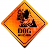 Naklejka Odblaskowa / Sticker Dog on Board Orange Naklejka Odblaskowa / Sticker Dog on Board Orange