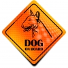 Naklejka Odblaskowa / Sticker Dog on Board Orange Naklejka Odblaskowa / Sticker Dog on Board Orange
