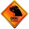 Naklejka Odblaskowa / Sticker Dog on Board Orange Naklejka Odblaskowa / Sticker Dog on Board Orange