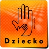 Naklejka Odblaskowa / Sticker Dziecko Orange