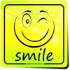 Naklejka Odblaskowa / Sticker Smile Neon