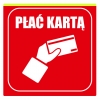 Tabliczka Informacyjna Płać kartą 20cm