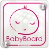 Tabliczka odblaskowa z przyssawkami Baby Board White