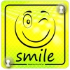 Tabliczka odblaskowa z przyssawkami Smile Neon Tabliczka odblaskowa z przyssawkami Smile Neon