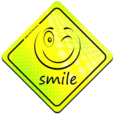 Magnes Odblaskowy Smile Neon