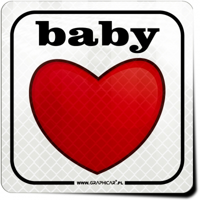 Naklejka Odblaskowa / Sticker Baby