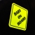 Magnes Odblaskowy Baby on board Neon