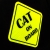 Magnes Odblaskowy Cat on board Neon