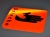 Magnes Odblaskowy Dziecko Orange