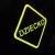 Naklejka Odblaskowa / Sticker Dziecko Black Neon