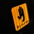 Naklejka Odblaskowa / Sticker Dziecko Żółta