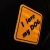 Naklejka Odblaskowa / Sticker I Love my Dog Żółty