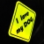 Naklejka Odblaskowa / Sticker I love my Dog Neon