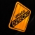 Naklejka Odblaskowa / Sticker Uwaga Dziecko Żółty