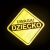 Naklejka Odblaskowa / Sticker Uwaga Dziecko Żółty