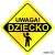 Tablica odblaskowa na bramę Uwaga Dziecko - 4 wzory
