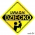 Tablica odblaskowa na bramę Uwaga Dziecko - 4 wzory