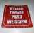Tabliczka Informacyjna 20cm Wydanie towaru przed wejściem