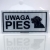 Tabliczka Informacyjna Odblaskowa UWAGA PIES 12X24CM