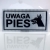 Tabliczka Informacyjna Odblaskowa UWAGA PIES 12X24CM