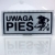 Tabliczka Informacyjna Odblaskowa UWAGA PIES 12X24CM