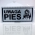 Tabliczka Informacyjna Odblaskowa UWAGA PIES 12X24CM