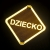 Tabliczka odblaskowa z przyssawkami Dziecko Żółty